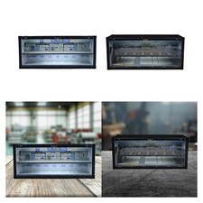 1/64 Vehicle Model Display Case Collectible Storage Box Underground Garage