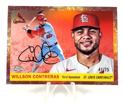 Willson Contreras 2025 Topps Chrome Willson Contreras Gold