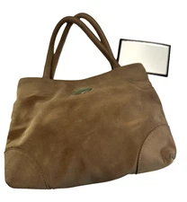 Bottega Veneta Brown Nylon Mini Bag with Mirror