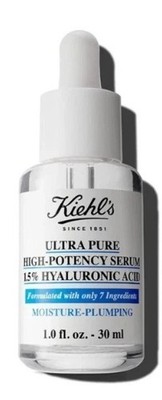 Kiehl's Ultra Pure High Potency Serum 1.5% Hyaluronic Acid 1 oz New w-out Box