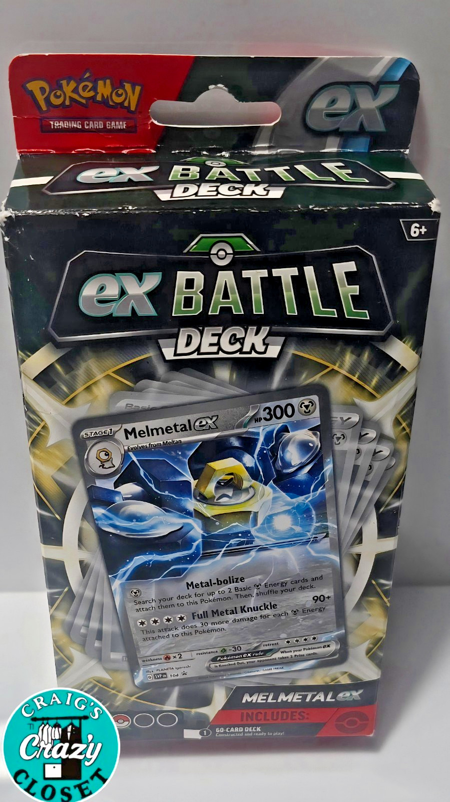 Pokemon Ex Battle Deck Melmetal Open Box Ready To Play Deck New