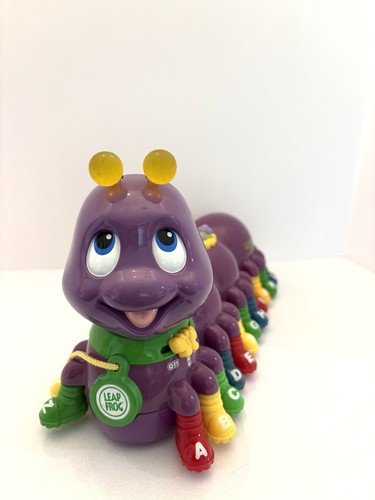 2001 Leap Frog Alphabet Pal Purple Caterpillar Letters Music Works! 