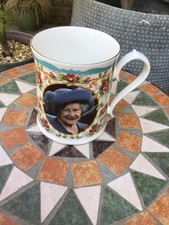 Queen Mother 100th Birthday Centenary Tasse Limited Edition Made by Ainsley