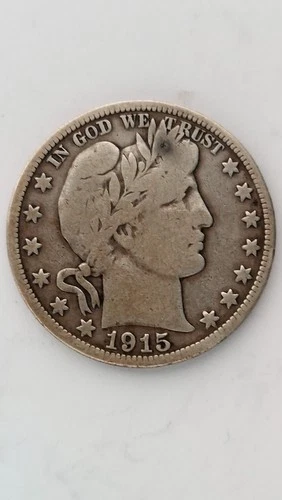 1915-D United States Barber Half Dollar