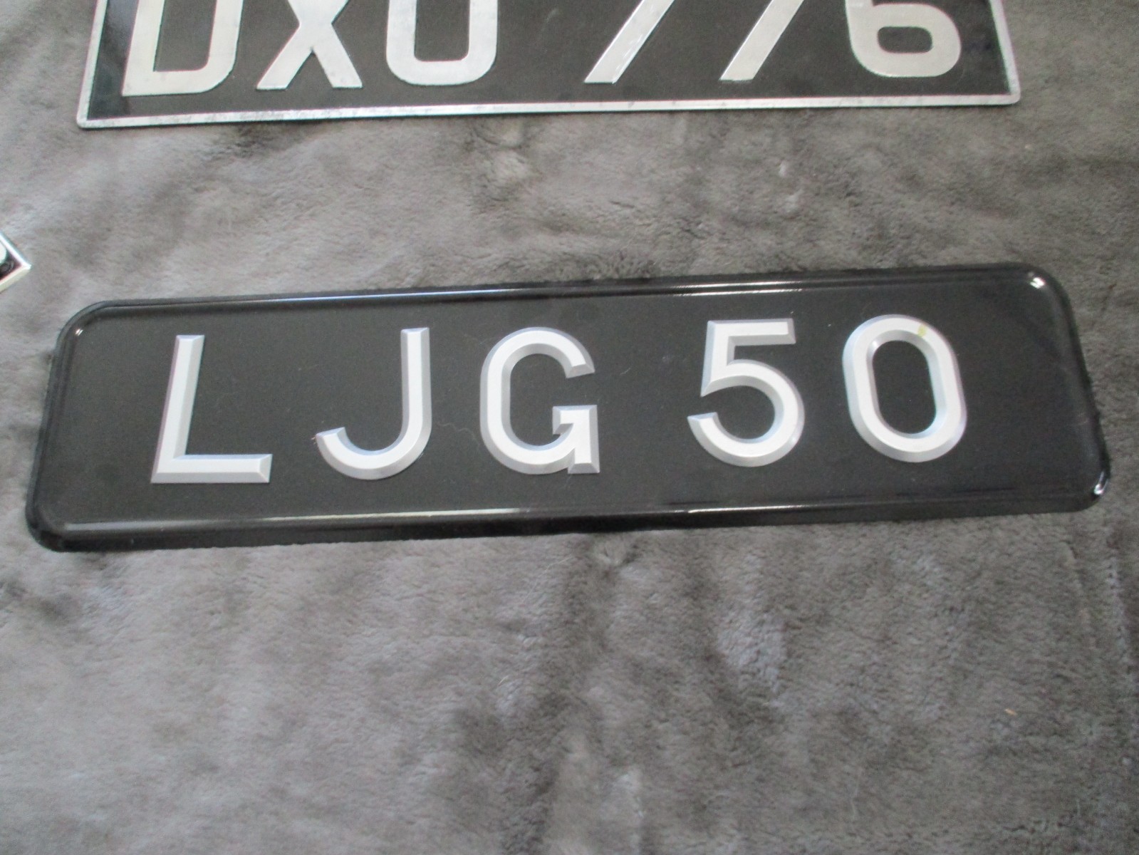 English number plate for Rolls-Royce, Bentley Jaguar