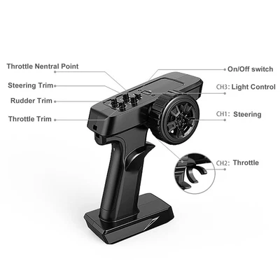 MJX Hyper Go 20208 RC Car 1/20 Brushless 2.4g Toy Vehicle 40kmh Off-road Truck - Picture 4 of 16