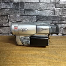 Canon G1000 Handheld 8mm Cassette Camcorder Silver Untested