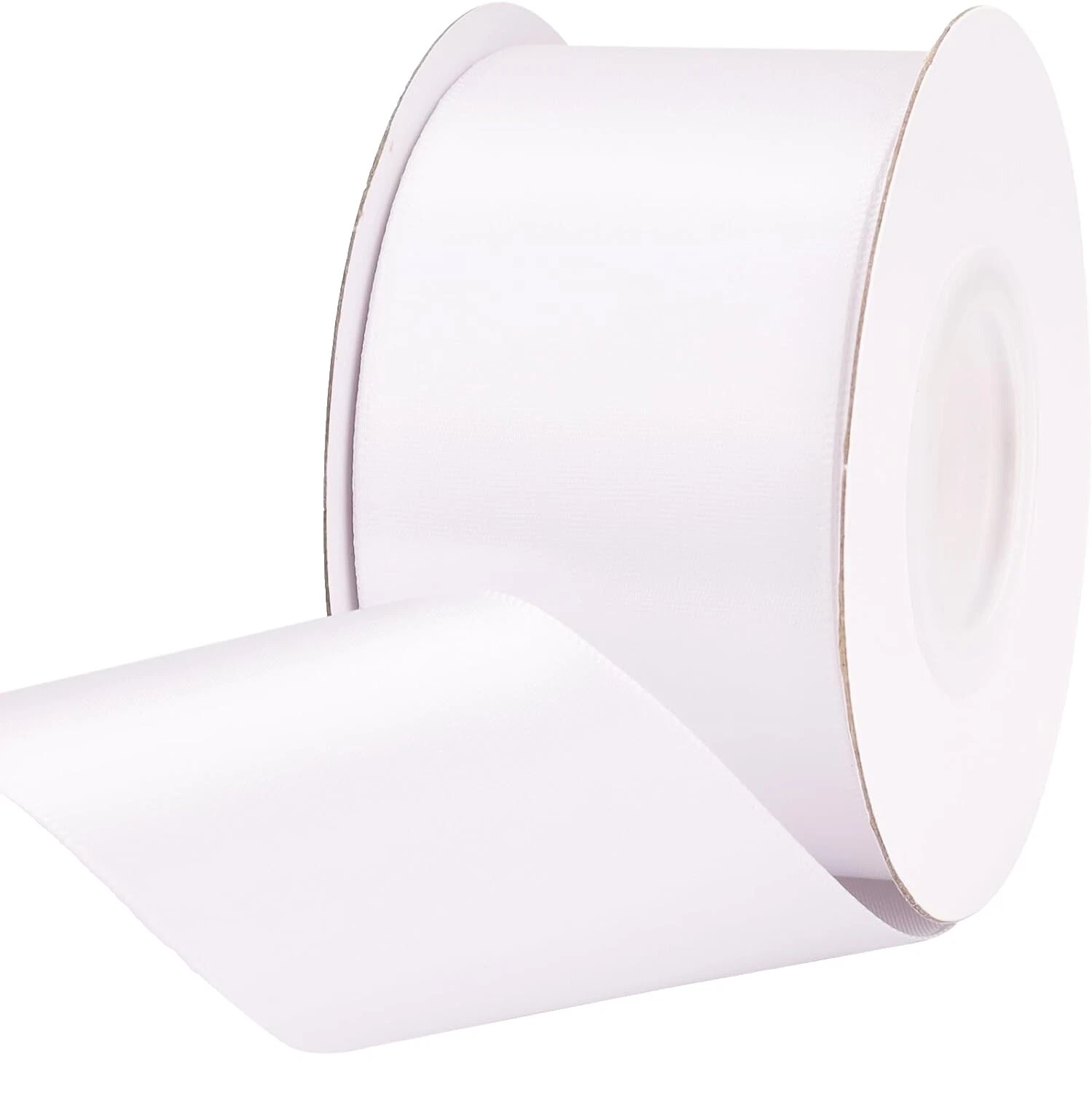 White Silk Craft Ribbons