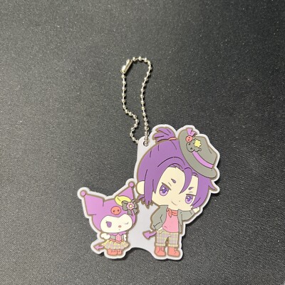 Mikage Reo blaues Schloss mit Kuromi Sanrio Bandai Gashapon Gummi Schlüsselanhänger (reuped)