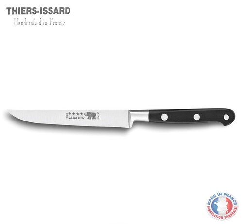 Thiers-Issard Sabatier Stainless Steel Steak Knife 12cm Aluminum Bolster France - 第 1/2 張圖片