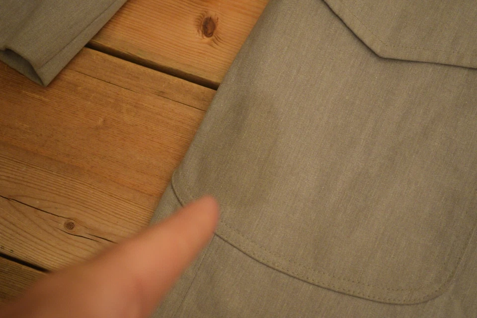 Chaqueta Blazer De Colección Años 70 Pluma West Pendleton Talla 42 L Tostada Pana Gamuza Codera Foto 4 de 4