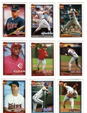 1991 Topps Baseball Trading Cards You Pick / Choose From List #s 201-400 / mb48
