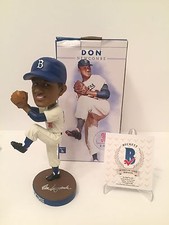 Don Newcombe Signed 2016 Brooklyn Dodgers SGA Baseball Bobble-Head Bobble BAS