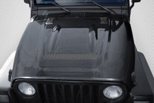 97-06 Jeep Wrangler Heat Reduction Carbon Creations Body Kit- Hood 113640 97-06 Jeep Wrangler Heat Reduction Carbon Creations Body Kit- Hood 113640