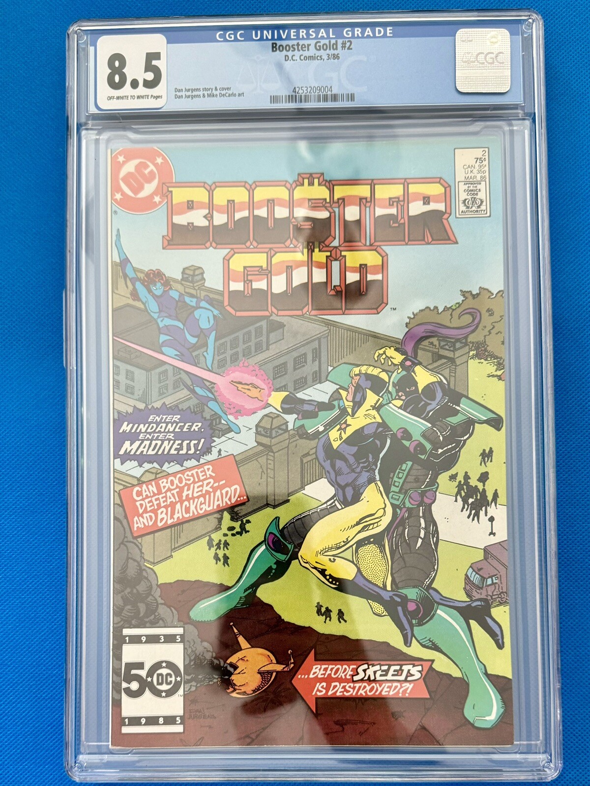 Booster Gold #2 1986 DC COMICS 2nd App Booster Gold Jurgens CGC 8.5