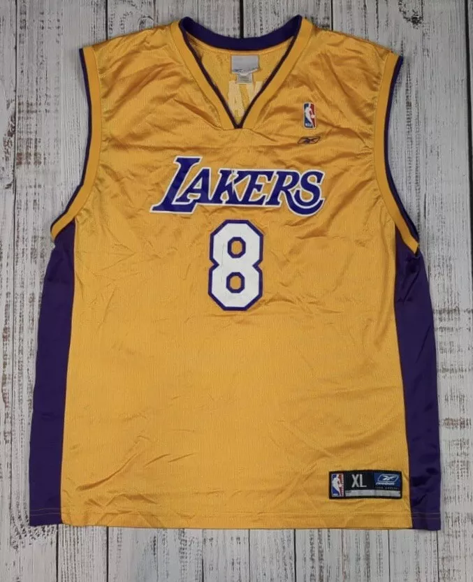 Reebok, Tops, Nba Reebok Lakers Kobe Bryant 8 Jersey Dress