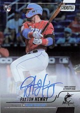 2022 Stadium Club #SCBA-PH Payton Henry Autograph Rainbow Foil Auto #/10