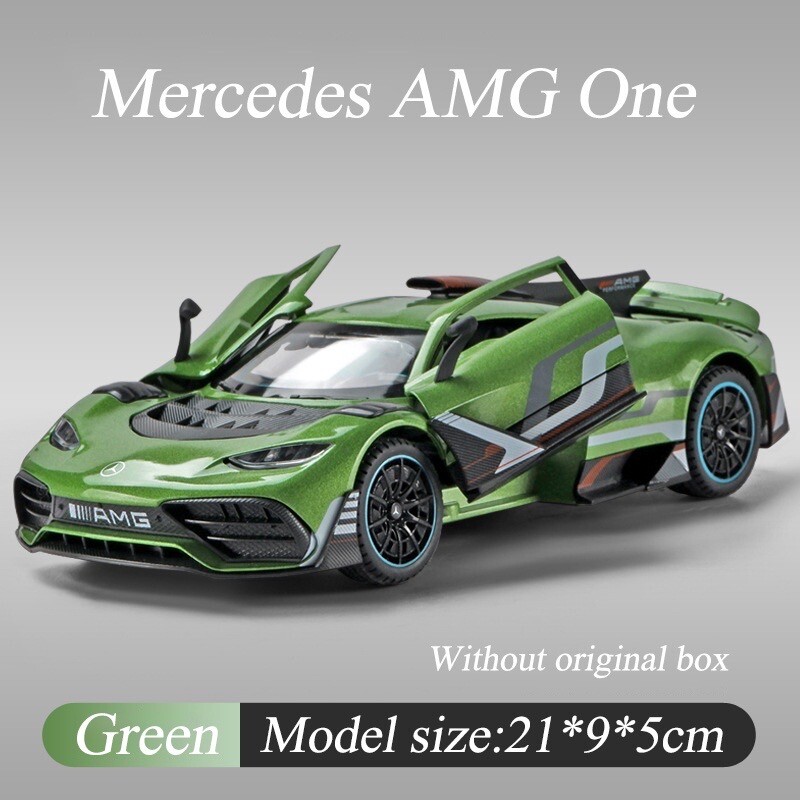 1:24 BENZ AMG ONE Sports Car Models Alloy Diecast Toy