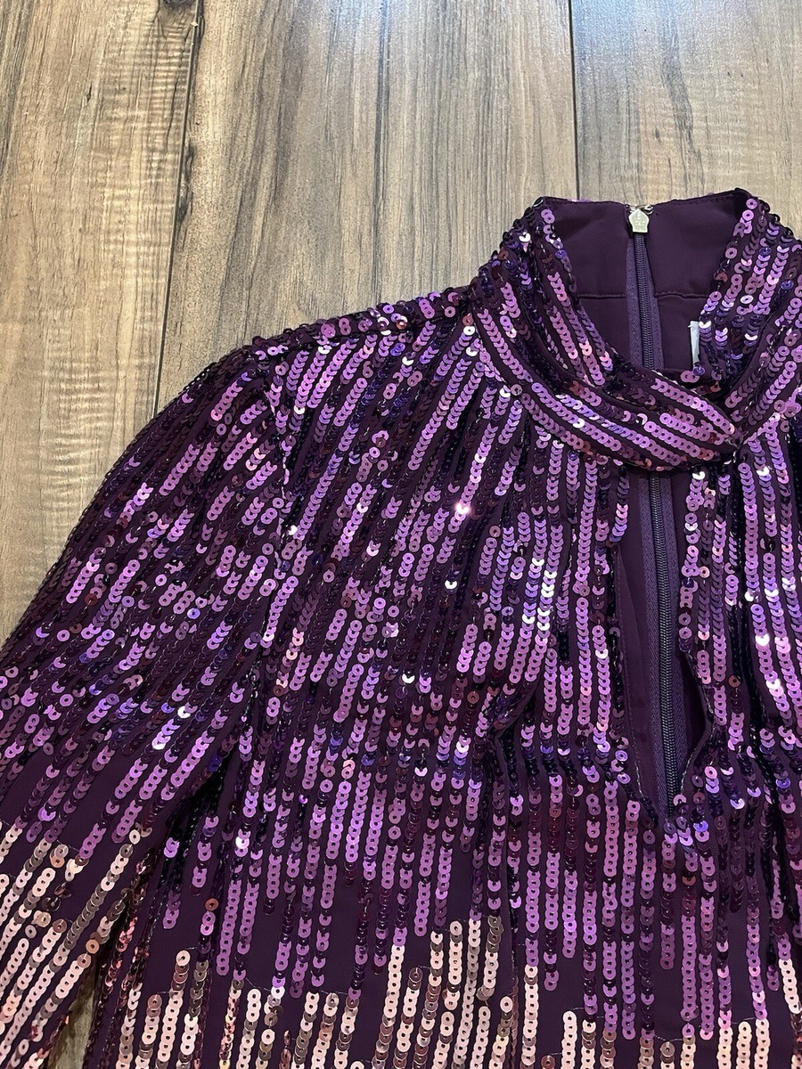 kate spade ombre sequin dress NEW $598 KATE SPADE New York Ombre Sequin Long Sleeve Mini Dress 2