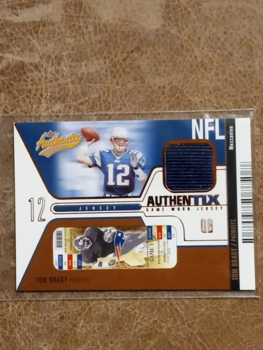 2004 Fleer Authentix Tom Brady #JA-TB for sale | eBay