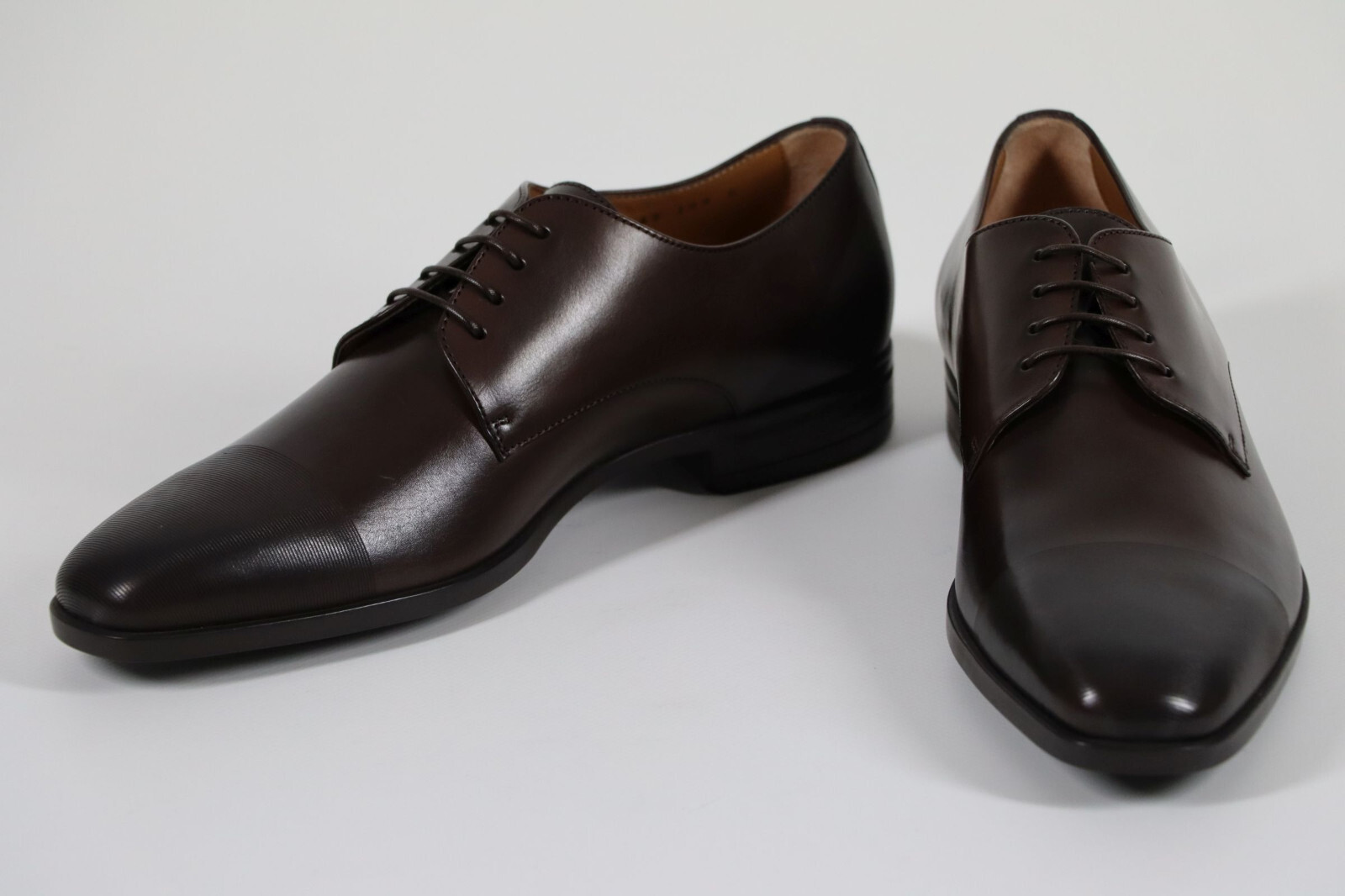 SAOLA Scarpe eleganti HUGO BOSS mod. Kensington_Derb_ctl1 taglia 40 US 7 marrone scuro