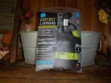 SUN SMART SPORT BELT AND ARMBAND SIZE MEDIUM 30-34 WATERPROOF MULTIPLE POCKETS