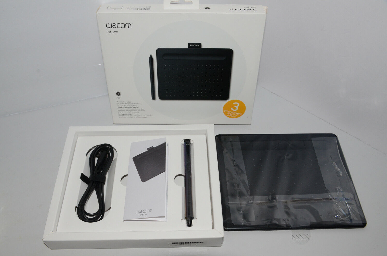 Wacom Intuos Creative Pen Tablet - Small, Black 753218986887