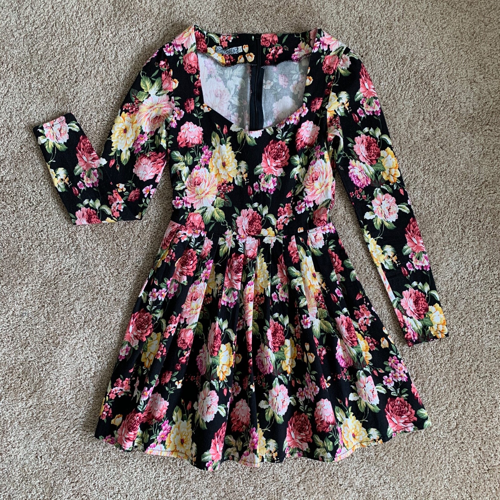 Mini Flower Baby Doll Dress, Size XS eBay