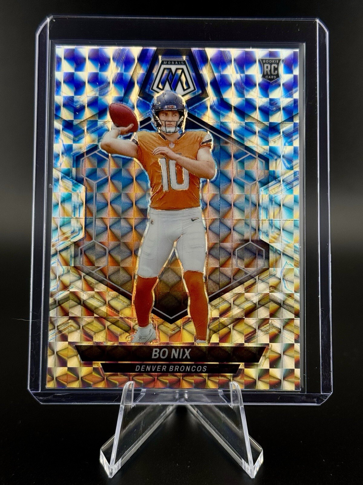 2024 MOSAIC 312 BO NIX SILVER MOSAIC PRIZM ROOKIE CARD RC