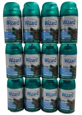 12 Wizard Automatic Spray Refills Winter Pine Forest 5oz