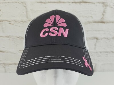 CSN Comcast Sports Net Strapback Hat Breast Cancer Awareness Pink Ribbon Cap Lid