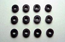 T-JET TUFF ONE 6 PR HO SLOT CAR TIRES / SLICKS FITS AURORA FROM MODEL MOTORING