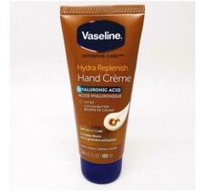 Vaseline Intensive Care Hydra Replenish Hand Creme Hyaluronic Acid 3.4 OZ Cream