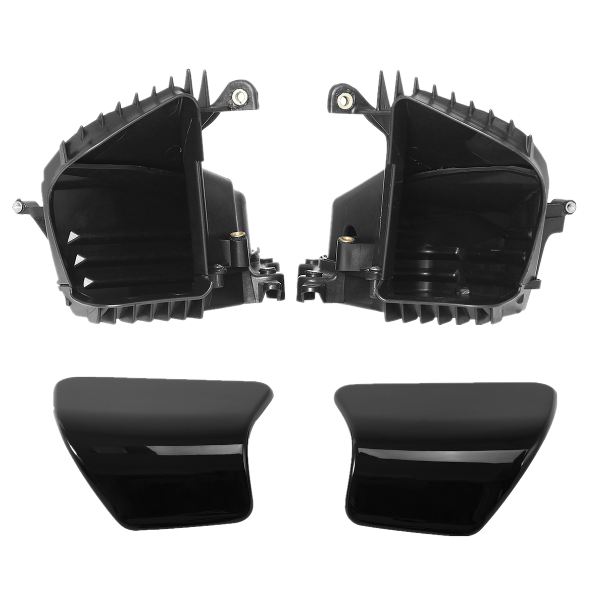 TCMT Black ABS Storage Glove Box For Harley Road Glide FLTR 2015-2023 – Pair