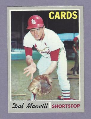 1970 Topps - #503  Dal Maxvill - St. Louis Cardinals - ExMt+  