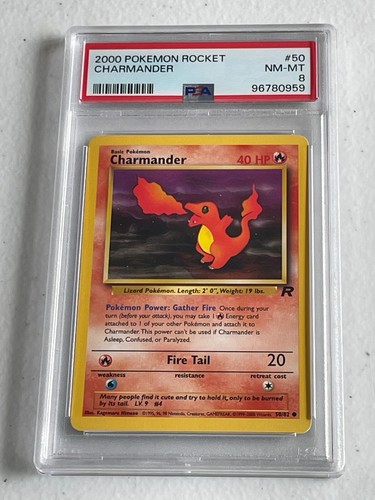 Charmander (Unlimited) graded PSA 8 for sale on eBay