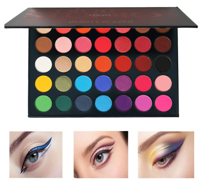 BEAUTY GLAZED 35 Colors new Eye Shadow Palette Matte Shimmer  Makeup Glossy