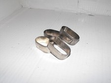 Napkin Rings Silver Plated Oval - 4 Pieces