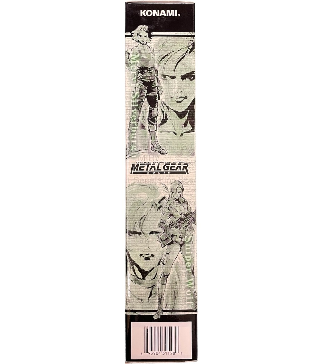 METAL GEAR SOLID SNAKE 12 IN 1/6 FIGURE KONAMI DOLL