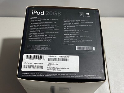 iPod Classic 3rd Generation 20gb w/ Original Box - Apple