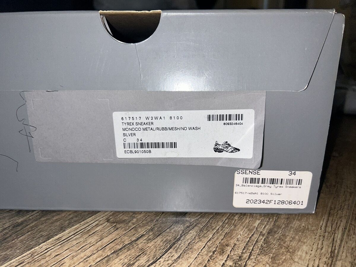balenciaga silver tyrex sneakers size 4 | eBay balenciaga silver tyrex sneakers size 4 | eBay