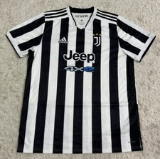 Adidas Juventus 21-22 Italy Seria A Home Ronaldo Football Soccer Jersey Shirt XL
