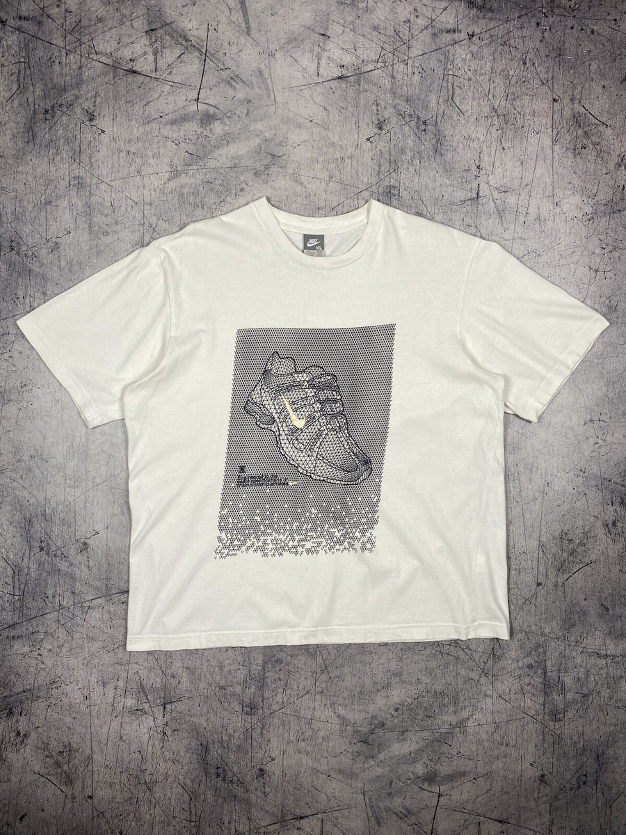 Y2K Nike Shox Graphic Print Short Sleeve T-Shirt Mens Size XL 