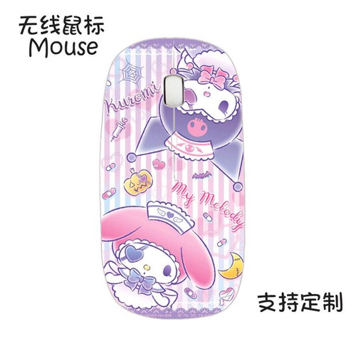 Cartoon Kuromi USB Wireless Mouse Computer Notebook PC Laptop Mouse Anime Mice - Picture 25 of 34