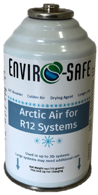 Envirosafe Arctic Air AC Refrigerant Kit For R12 Systems – Includes Proseal, Oil & Brass Hose 12 thumbnail image