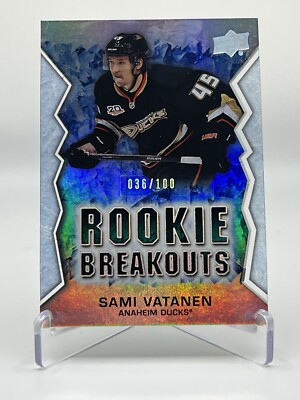 RB27 Sami Vatanen 2013-14 Upper Deck Rookie Breakouts #/100 Acetate RC