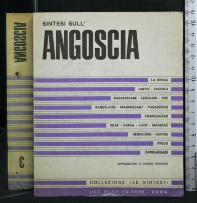 SINTESI SULL'ANGOSCIA. Vol. 3. AA.VV. Ugo Bozzi.