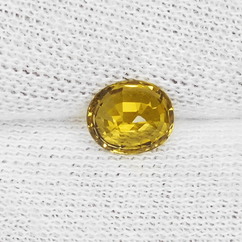 1.04 Cts Massive Luster "Yellowish Green" Natural Mali Garnet - Oval....!!!!! - Picture 2 of 2