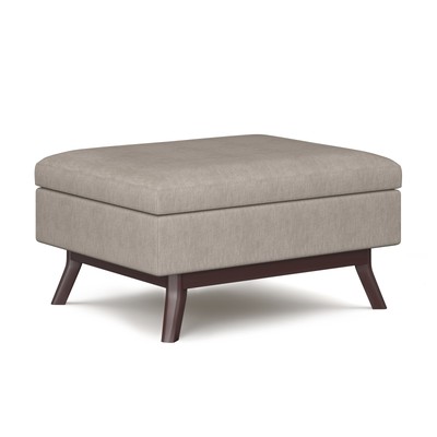 coffee ottoman rectangle storage table