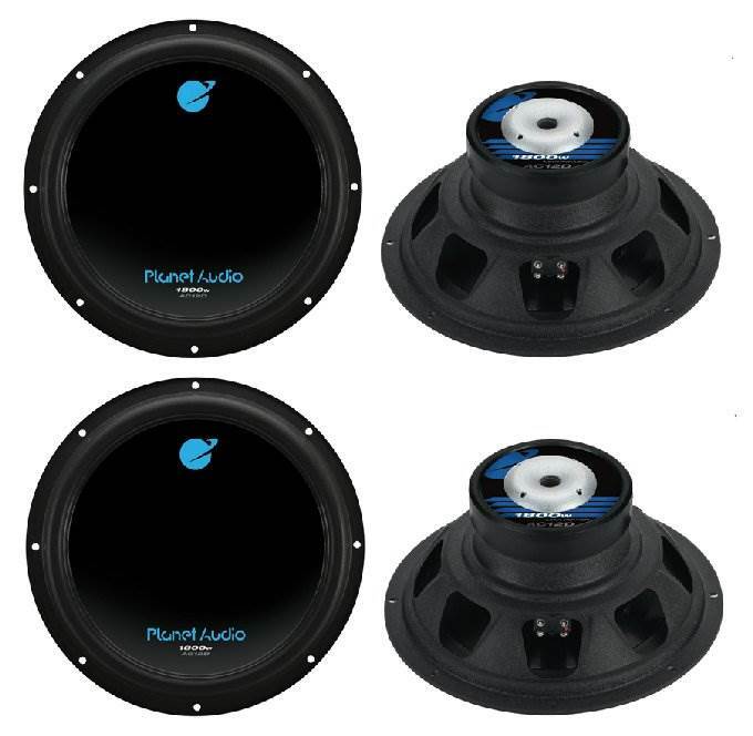 Planet Audio 4XAC12D 12 inch 900W Car 